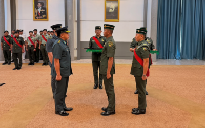 DEFENCE ACADEMY ROYAL BRUNEI ARMED FORCES HOLDS PRESENTATION CEREMONY FOR NEWLY APPOINTED ACADEMY SERGEANT MAJOR