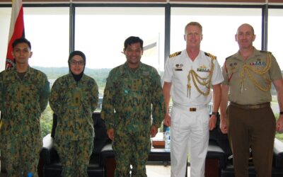 COURTESY CALL FROM DEFENCE ADVISER OF AUSTRALIA