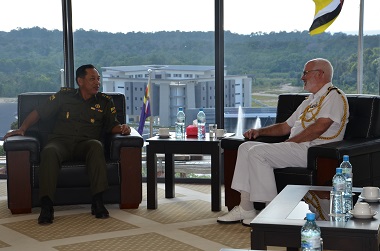 COURTESY CALL FROM DEFENCE ADVISER OF NEW ZEALAND