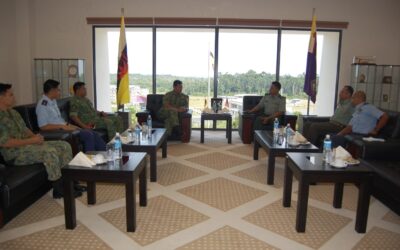 COURTESY CALL FROM MALAYSIAN PEACEKEEPING CENTRE