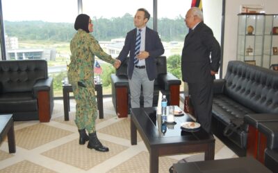 DEPUTY COMMANDANT DA RBAF RECEIVES COURTESY CALL FROM ICRC