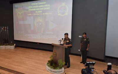THE OPENING CEREMONY OF 10TH COMMAND AND STAFF COURSE