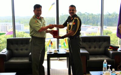 COURTESY CALL FROM DEFENCE ADVISER OF INDIA
