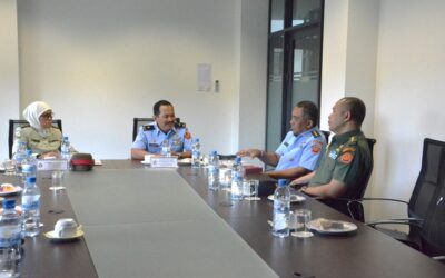 A VISIT FROM THE INDONESIAN DEFENSE UNIVERSITY TO DEFENCE ACADEMY RBAF