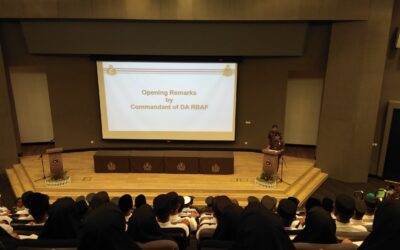 OFFICER CADET SCHOOL HOLDS SIGNING BAF 122 AND OFFICIATING CEREMONY FOR INTAKE 19