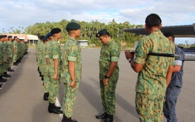 PASSING OUT PARADE OF PROBATIONARY OFFICER CADETS OF INTAKE 19 OFFICER CADET SCHOOL DEFENCE ACADEMY RBAF
