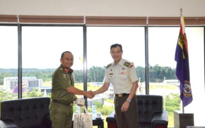 COURTESY CALL BY SPAIN DEFENCE ADVISER TO COMMANDANT OF DA RBAF