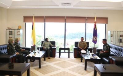 COURTESY CALL FROM DEFENCE AND ARMED FORCES ATTACHE REPUBLIC OF THE PHILIPPINES TO BRUNEI DARUSSALAM