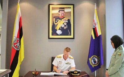COURTESY CALL FROM THE AUSTRALIAN DEFENCE ADVISER IN THE REPUBLIC OF SINGAPORE ACCREDITED TO BRUNEI DARUSSALAM