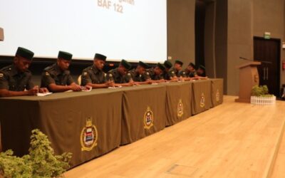 OFFICER CADET SCHOOL HOLDS SIGNING BAF 122 FOR INTAKE 20