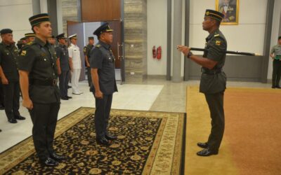 PROMOTION CEREMONY FOR SENIOR NON-COMMISSIONED OFFICERS AT DA RBAF