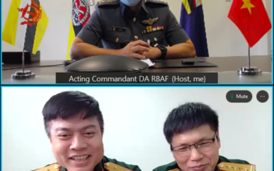ACTING COMMANDANT DEFENCE ACADEMY ROYAL BRUNEI ARMED FORCES RECEIVES VIRTUAL COURTESY CALL FROM DEFENCE ATTACHÉ OF THE SOCIALIST REPUBLIC OF VIETNAM