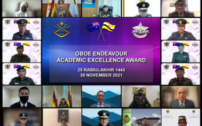 SIX RBAF OFFICERS RECEIVES THE OBOE ENDEAVOUR ACADEMIC EXCELLENCE AWARD