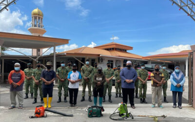 MOSQUE CLEANING CAMPAIGN IN CONJUCTION WITH RBAF DIAMOND JUBILEE