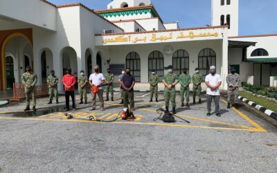 MOSQUE CLEANING CAMPAIGN IN CONJUNCTION WITH RBAF DIAMOND JUBILEE