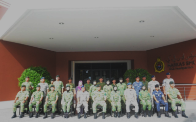 COMMANDANT DEFENCE ACADEMY ROYAL BRUNEI ARMED FORCES  WORKING VISIT TO OFFICER CADET SCHOOL
