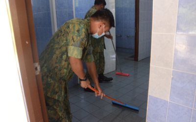 MOSQUE CLEANING CAMPAIGN AT MASJID PERPINDAHAN KAMPONG SERASA
