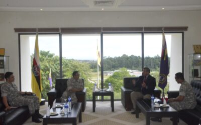 ACTING COMMANDANT DA RBAF RECEIVES COURTESY CALL FROM THE INTERNATIONAL COMMITTEE OF THE RED CROSS (ICRC)