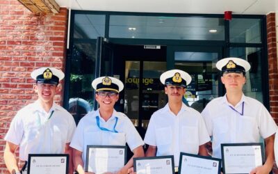 RBAF NAVY OFFICER CADET COMPLETED THE INITIAL NAVAL TRAINING (OFFICER)(INT(O)) AT DARTMOUTH, UNITED KINGDOM