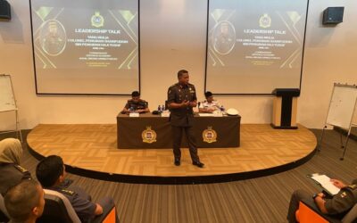 COMMANDANT’S LEADERSHIP TALK WITH OFFICER CADET OF INTAKE 21