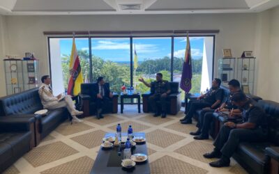 COMMANDANT OF DEFENCE ACADEMY RECEIVED A COURTESY CALL FROM DEFENCE ATTACHÉ OF THE REPUBLIC OF FRANCE TO BRUNEI DARUSSALAM