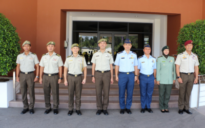 CHIEF INSTRUCTOR SAFTI MILITARY INSTITUTE OFFICIAL VISIT TO OFFICER CADET SCHOOL DEFENCE ACADEMY RBAF