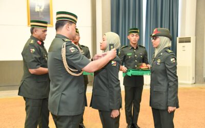COMMISSIONING AND PROMOTION CEREMONY FOR OFFICER CADET WITH PROFESSIONALLY QUALIFIED OFFICERS (PQO) STATUS
