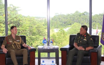 DEFENCE ACADEMY RECEIVED INTRODUCTORY CALL FROM AUSTRALIAN DEFENCE ADVISER TO BRUNEI DARUSSALAM