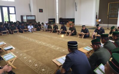DEFENCE ACADEMY ROYAL BRUNEI ARMED FORCES KHATAM AL-QURAN FOR RBAF 57TH ANNIVERSARY