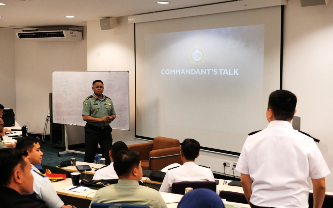 INTERMEDIATE STAFF COURSE 24/2024 COMMANDANT’S TALK – LEADING THROUGH EDUCATION