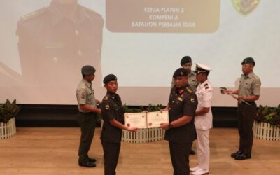 OCS INTAKE 23 CERTIFICATE & SWORD PRESENTATION