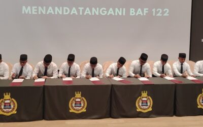 OFFICER CADET SCHOOL HOLDS SIGNING OF BAF 122 FOR INTAKE 24