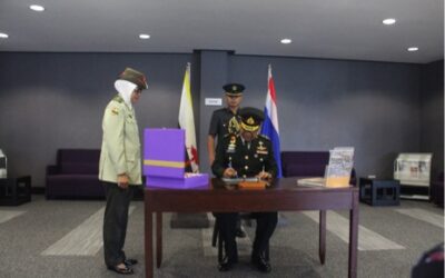 CHIEF OF DEFENCE FORCES OF THE ROYAL THAI ARMED FORCES VISITS DEFENCE ACADEMY ROYAL BRUNEI ARMED FORCES