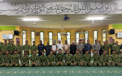DEFENCE ACADEMY CONDUCT MOSQUES CLEANING CAMPAIGN AT TEMBURONG DISTRICT IN PREPARATION FOR RAMADHAN 1446H