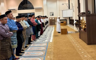 DA RBAF RECEIVED DELEGATION FROM UNIVERSITY OF BRUNEI DARUSSALAM FOR TERAWIH, WITIR PRAYER AND TADARUS AL-QURAN