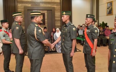 APPOINTMENT CEREMONY OF OFFICER CADETS OF INTAKE 24 OFFICER CADET  SCHOOL, DEFENCE ACADEMY ROYAL BRUNEI ARMED FORCES