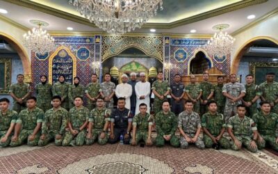 DEFENCE ACADEMY  ROYAL BRUNEI ARMED FORCES CONDUCT POST RAMADHAN MOSQUE CLEANING CAMPAIGN AT KILANAS MOSQUE
