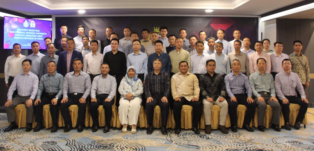 EVENING RECEPTION FOR THE DELEGATION FROM NATIONAL DEFENCE UNIVERSITY PEOPLE’S LIBERATION ARMY