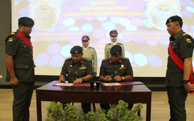 HANDOVER CEREMONY FOR THE NEW COMMANDANT OF THE DEFENCE ACADEMY ROYAL BRUNEI ARMED FORCES