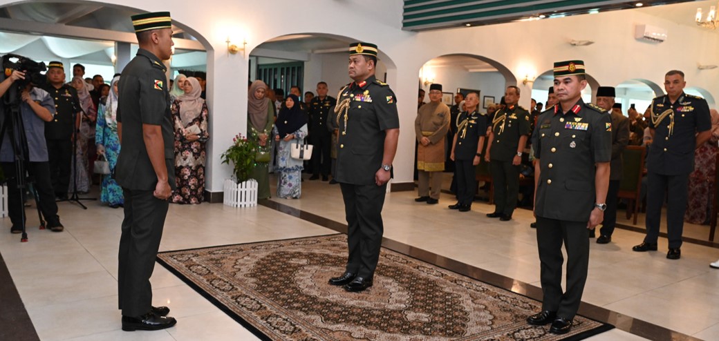 DEFENCE ACADEMY ROYAL BRUNEI ARMED FORCES OFFICER PROMOTED