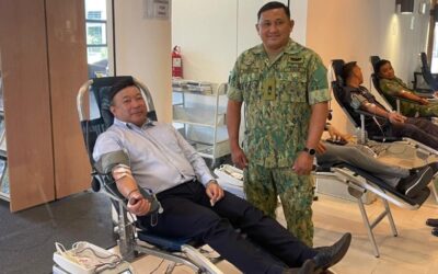 BLOOD DONATION CAMPAIGN AT THE DEFENCE ACADEMY ROYAL BRUNEI ARMED FORCES IN CONJUNCTION WITH THE 64TH ANNIVERSARY OF THE ROYAL BRUNEI ARMED FORCES