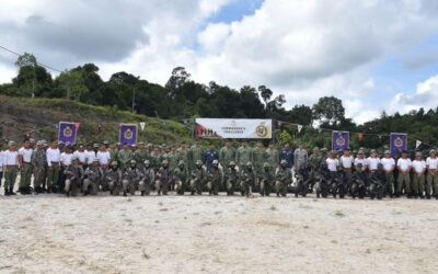 OFFICER CADETS OF INTAKE 24 VALIANTLY TAKES ON THE COMMANDER’S CHALLENGE