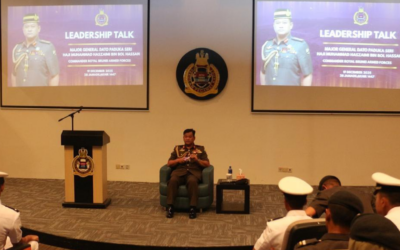 COMMANDER RBAF LEADERSHIP TALK WITH OFFICER CADETS OF INTAKE 24