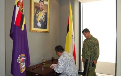 COMMANDANT DEFENCE ACADEMY RECEIVES COURTESY CALL FROM COMMANDANT OF MALAYSIAN ARMED FORCES DEFENCE COLLEGE