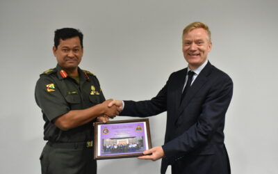 H.E. MR VINCENT GUÉREND GIVES TALK TO CSC9